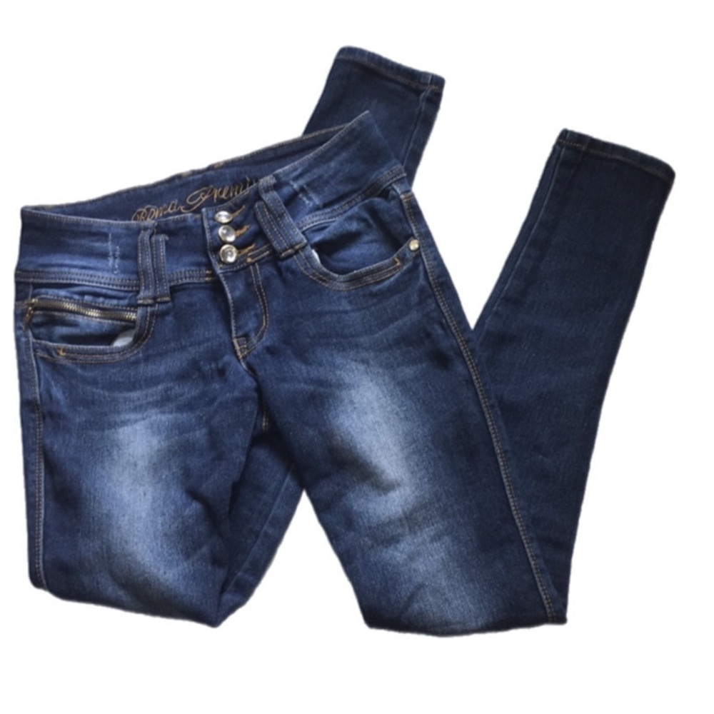 Roma Premium Blue Skinny Jeans
